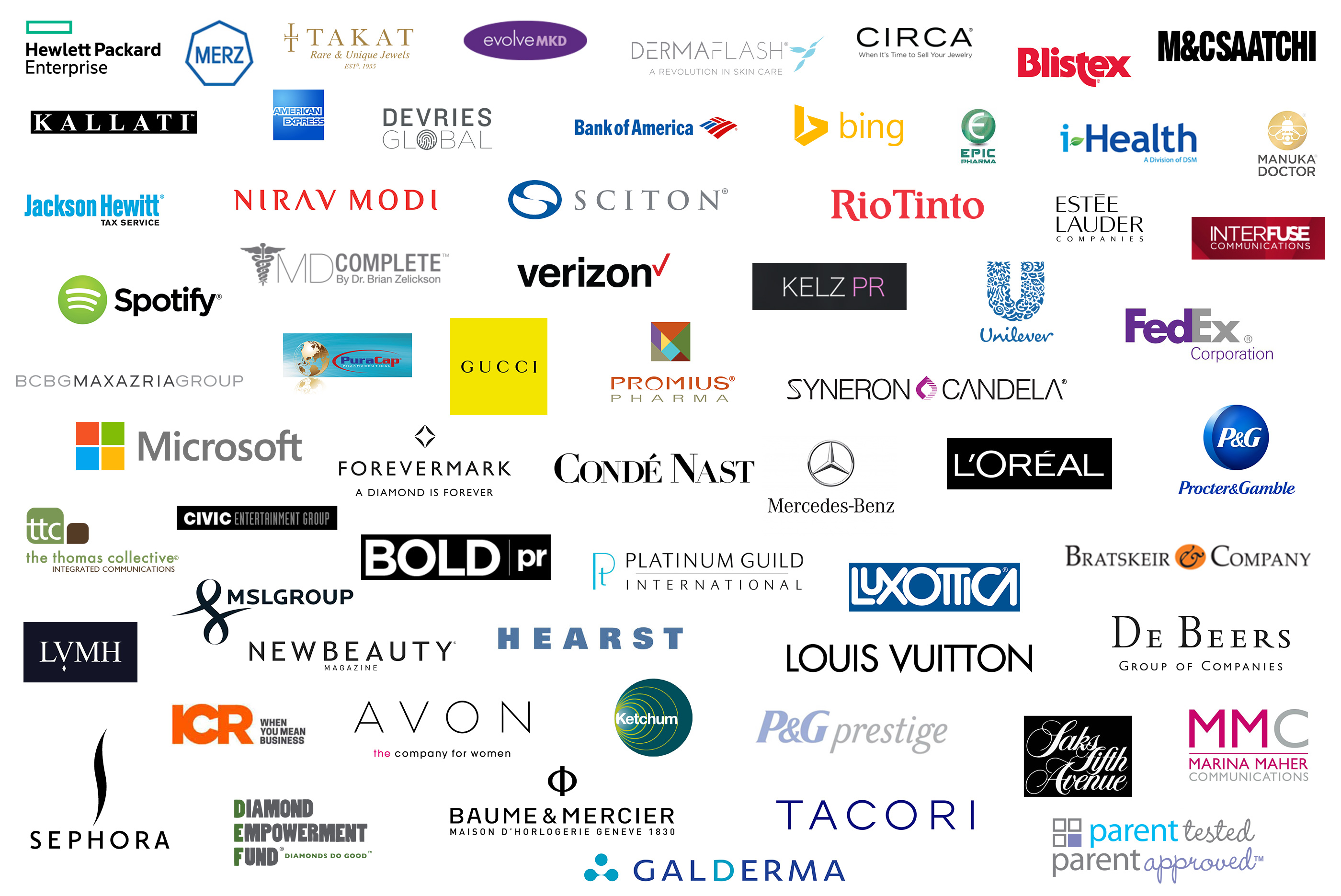 wall of logos