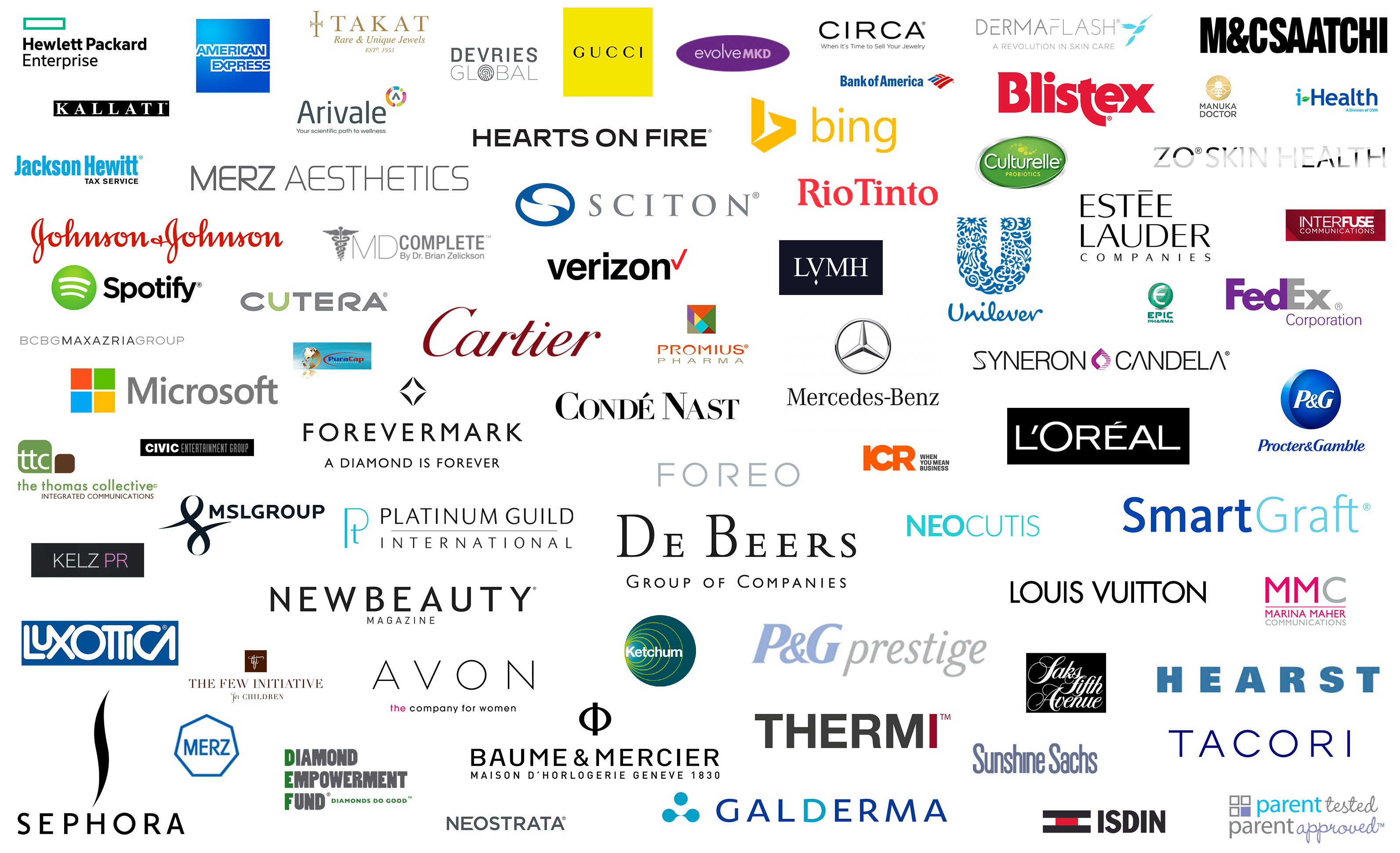 wall of logos